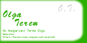 olga terem business card